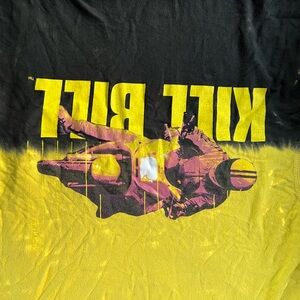 Yellow and Black Graphic Men’s T-Shirt goodie two sleeves